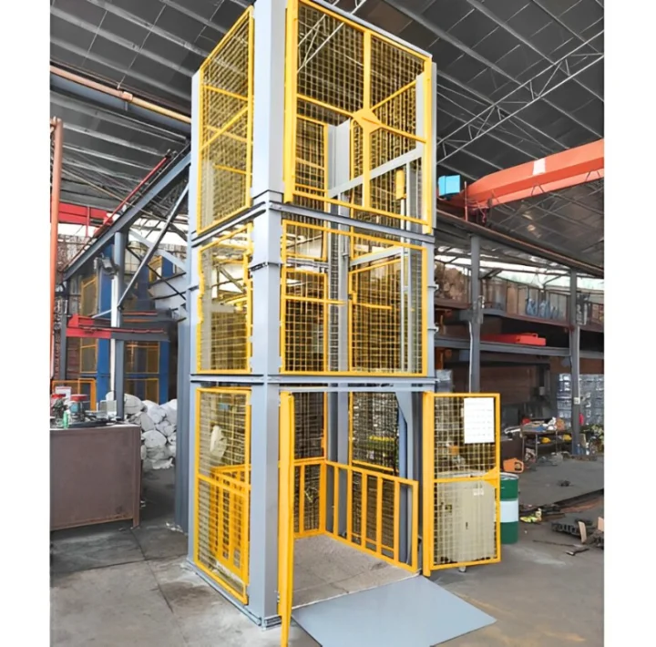 Thang tời hàng 300kg-4 tầng