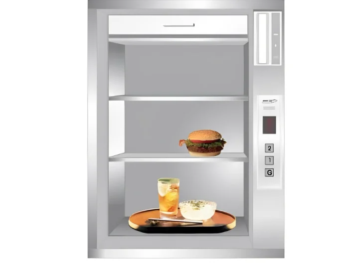 Thang tời thực phẩm 100kg 4 tầng